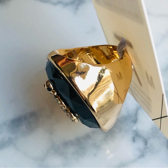 Aldo Faux Emerald Green Snake Ring Size M - Picture 7 of 16